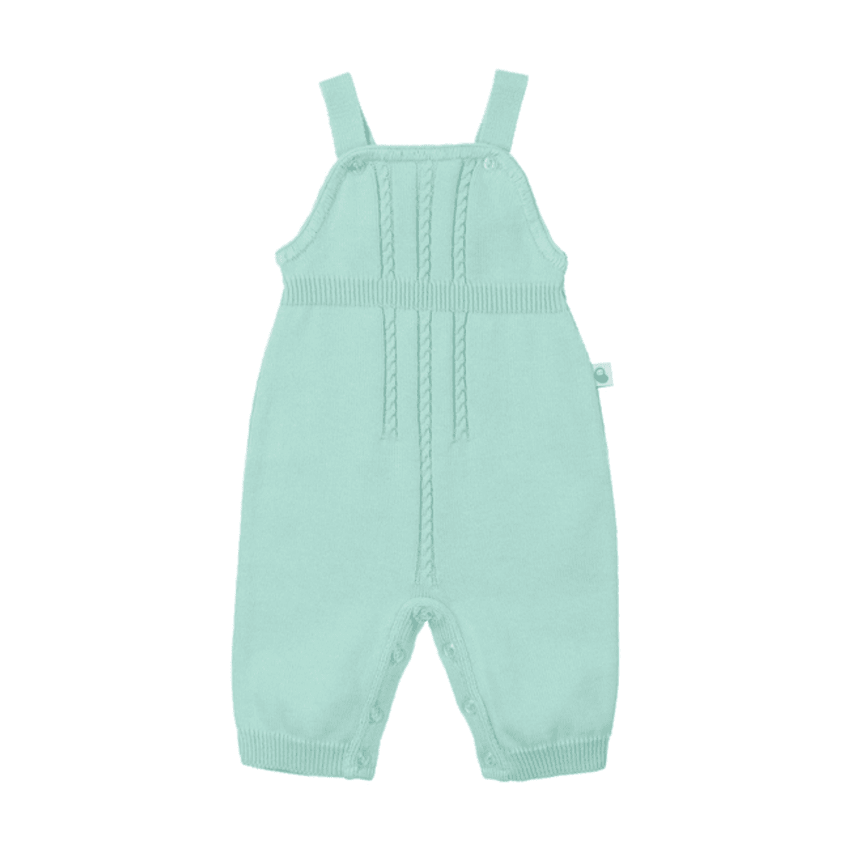 Baby Strikket Overall Lys Grønn