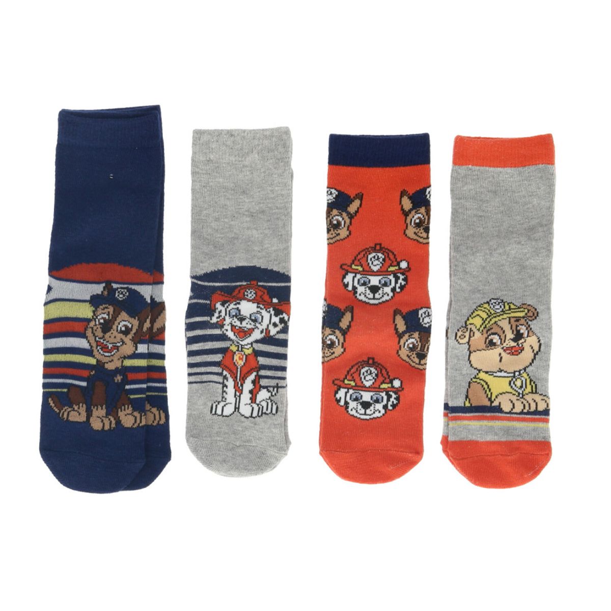 Paw Patrol 4 Pack Sneaker Sokker - Friends