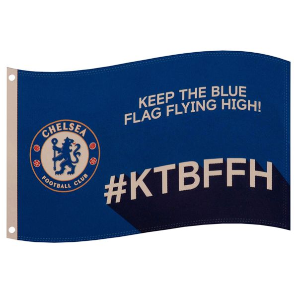 Hovedbilde Chelsea F.C. Slogan Flagg
